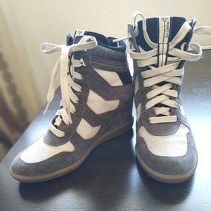 Sam Edelman Platform Wedge Sneakers Size 6M